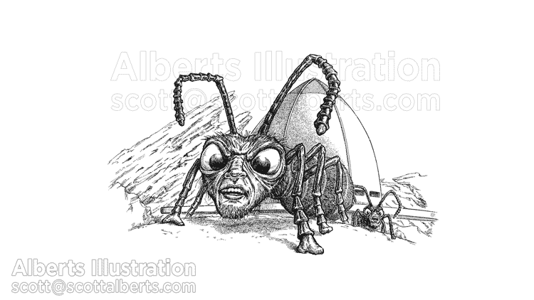 “Zanti Misfit” Creatures from “The Outer Limits”