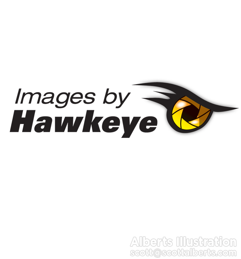 Logo Design Portfolio - Images by Hawkeye Logo - Alberts Illustration
